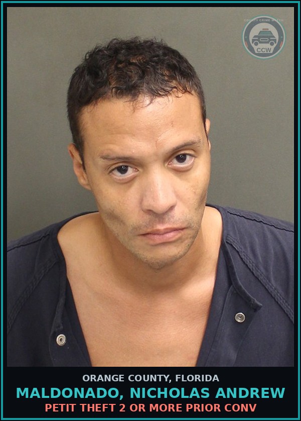 Booking mugshot of MALDONADO, NICHOLAS ANDREW in Orange County