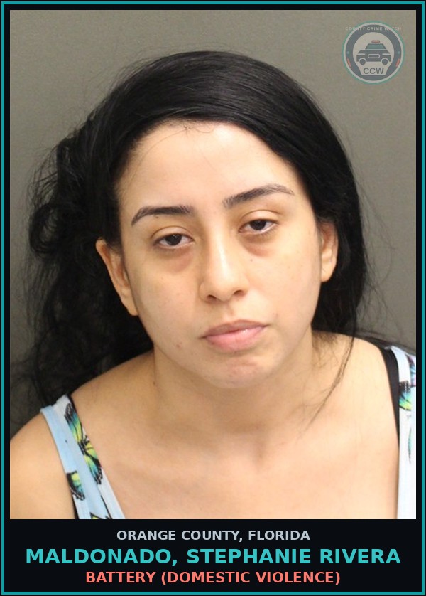 Booking mugshot of MALDONADO, STEPHANIE RIVERA in Orange County