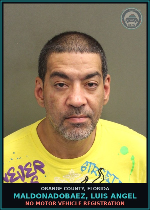Booking mugshot of MALDONADOBAEZ, LUIS ANGEL in Orange County