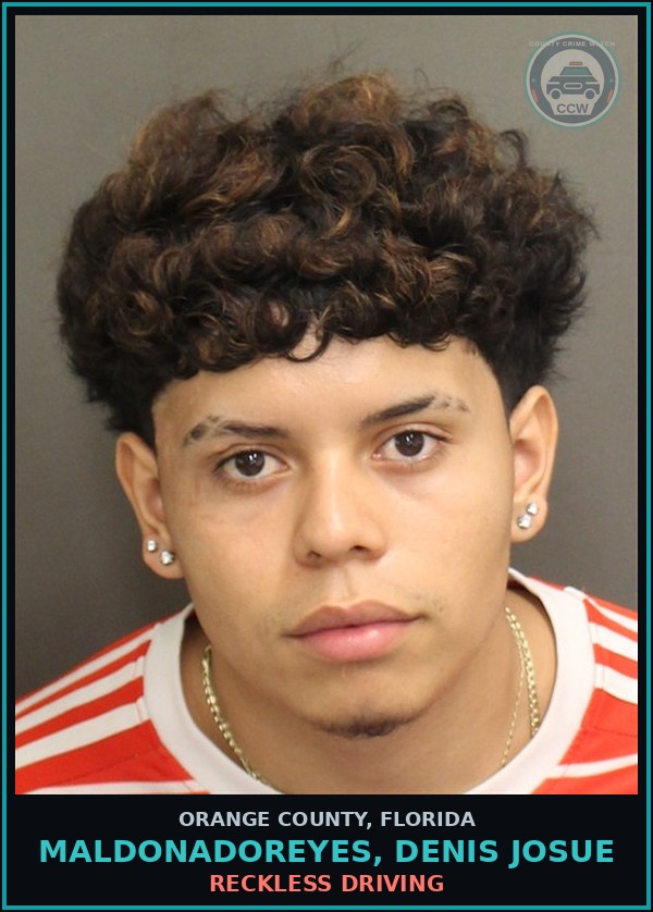 Booking mugshot of MALDONADOREYES, DENIS JOSUE in Orange County