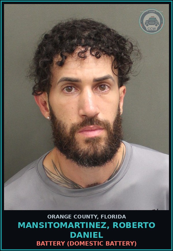 Booking mugshot of MANSITOMARTINEZ, ROBERTO DANIEL in Orange County