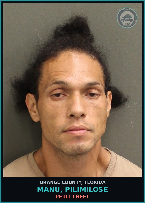Booking mugshot of MANU, PILIMILOSE in Orange County