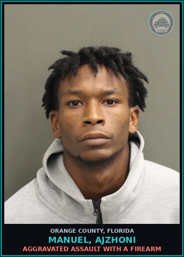 Booking mugshot of MANUEL, AJZHONI in Orange County