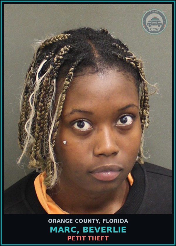 Booking mugshot of MARC, BEVERLIE in Orange County