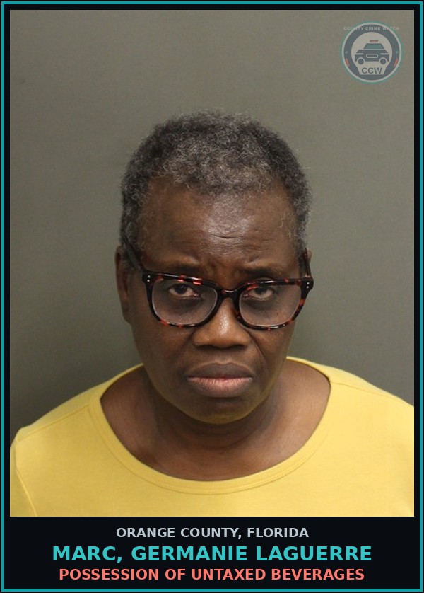 Booking mugshot of MARC, GERMANIE LAGUERRE in Orange County