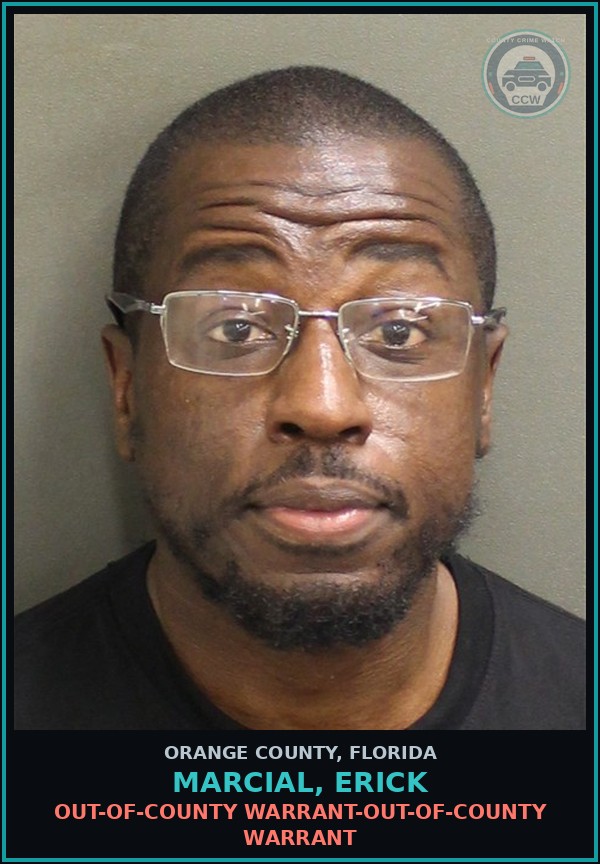 Booking mugshot of MARCIAL, ERICK in Orange County