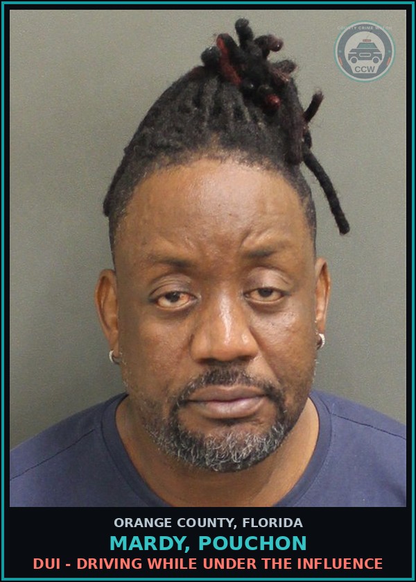 Booking mugshot of MARDY, POUCHON in Orange County
