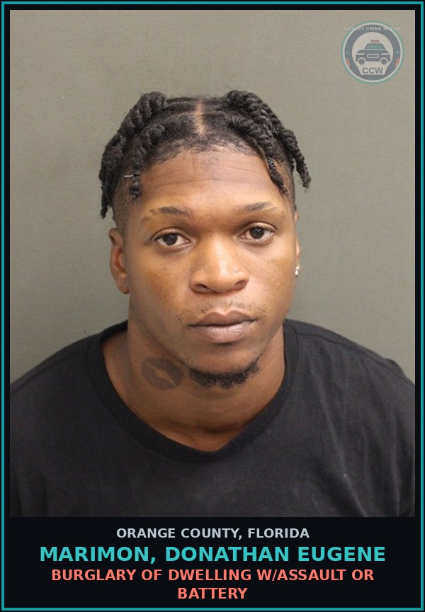 Booking mugshot of MARIMON, DONATHAN EUGENE in Orange County