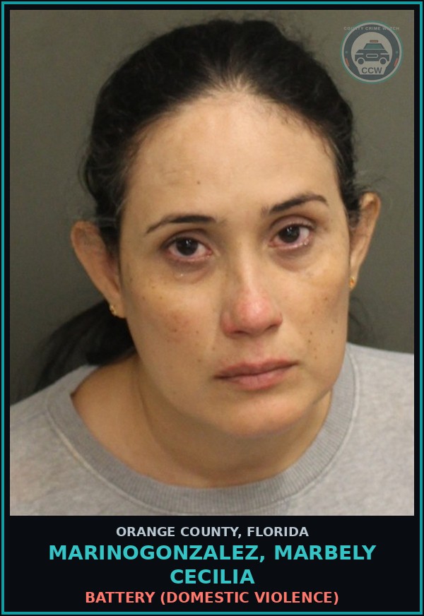 Booking mugshot of MARINOGONZALEZ, MARBELY CECILIA in Orange County