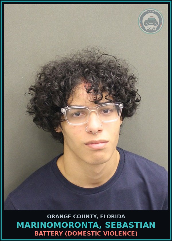 Booking mugshot of MARINOMORONTA, SEBASTIAN in Orange County