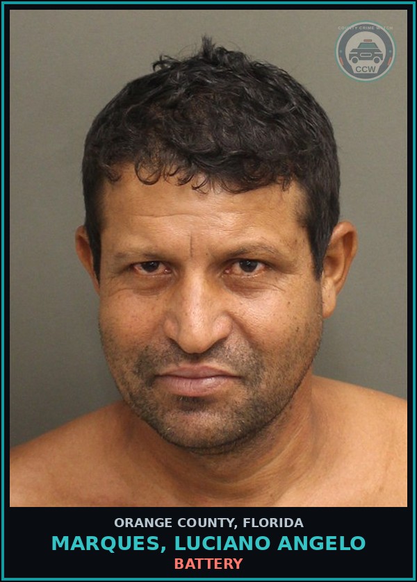 Booking mugshot of MARQUES, LUCIANO ANGELO in Orange County