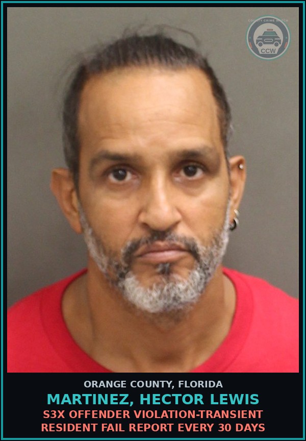 Booking mugshot of MARTINEZ, HECTOR LEWIS in Orange County