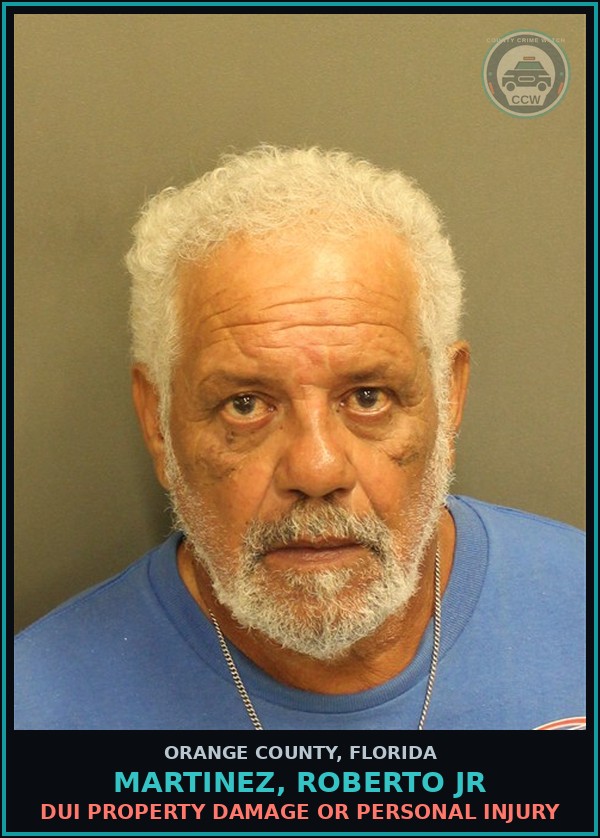 Booking mugshot of MARTINEZ, ROBERTO JR in Orange County
