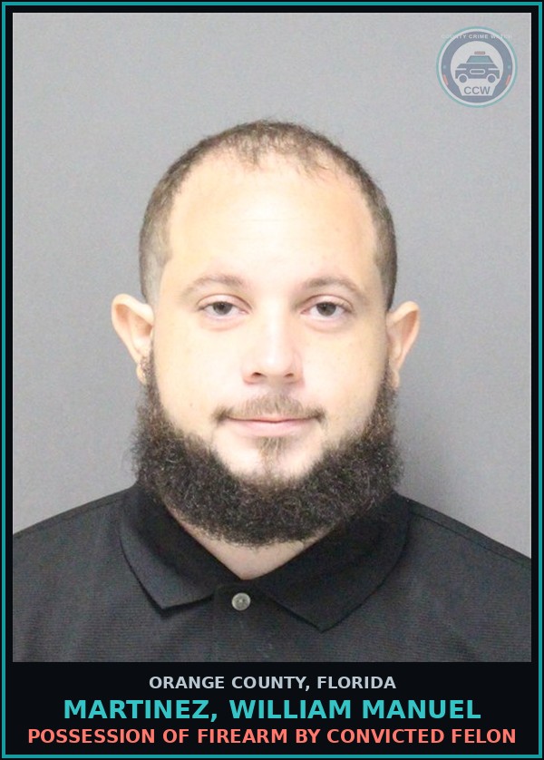 Booking mugshot of MARTINEZ, WILLIAM MANUEL in Orange County