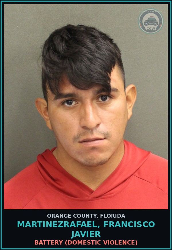 Booking mugshot of MARTINEZRAFAEL, FRANCISCO JAVIER in Orange County