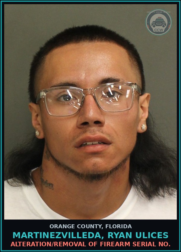 Booking mugshot of MARTINEZVILLEDA, RYAN ULICES in Orange County