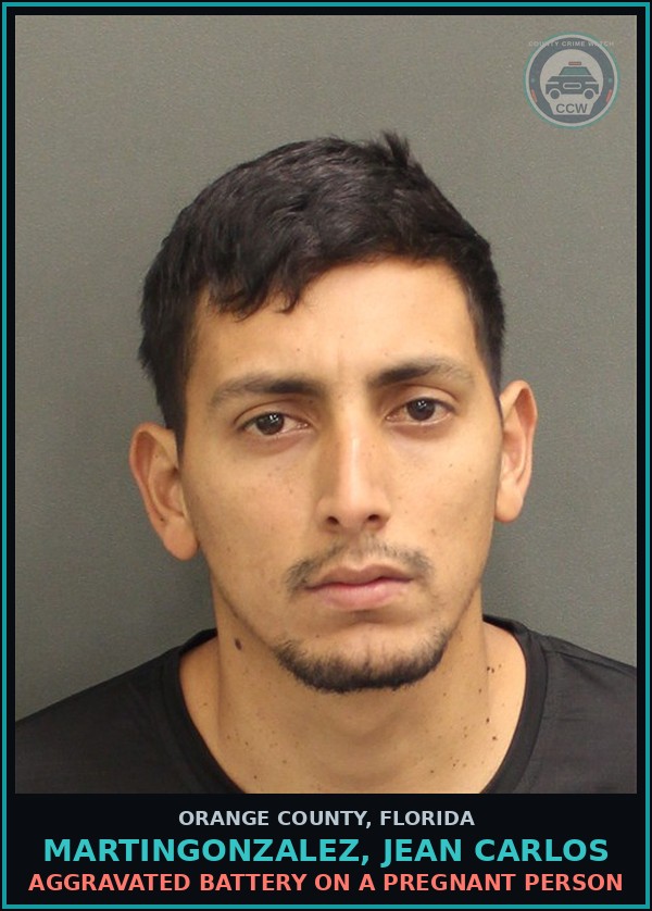 Booking mugshot of MARTINGONZALEZ, JEAN CARLOS in Orange County