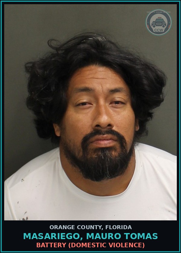 Booking mugshot of MASARIEGO, MAURO TOMAS in Orange County