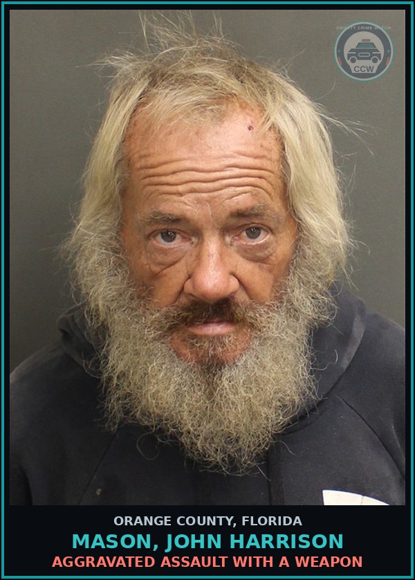 Booking mugshot of MASON, JOHN HARRISON in Orange County