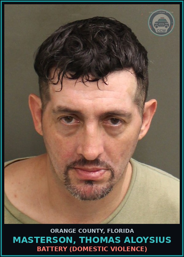 Booking mugshot of MASTERSON, THOMAS ALOYSIUS in Orange County