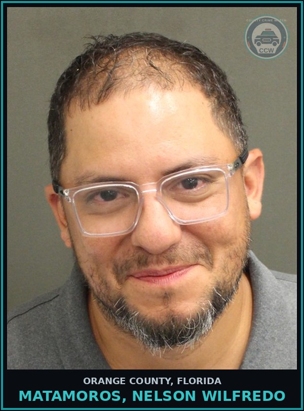 Booking mugshot of MATAMOROS, NELSON WILFREDO in Orange County