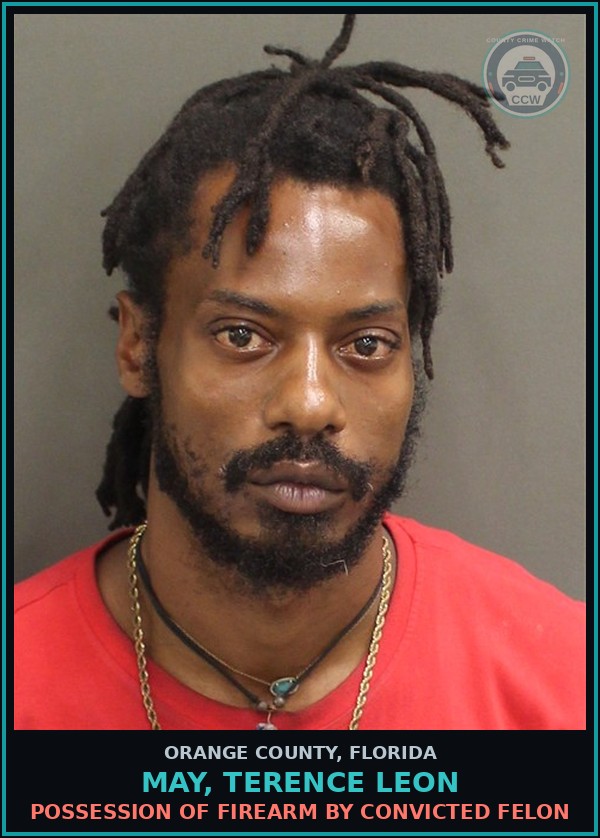 Booking mugshot of MAY, TERENCE LEON in Orange County