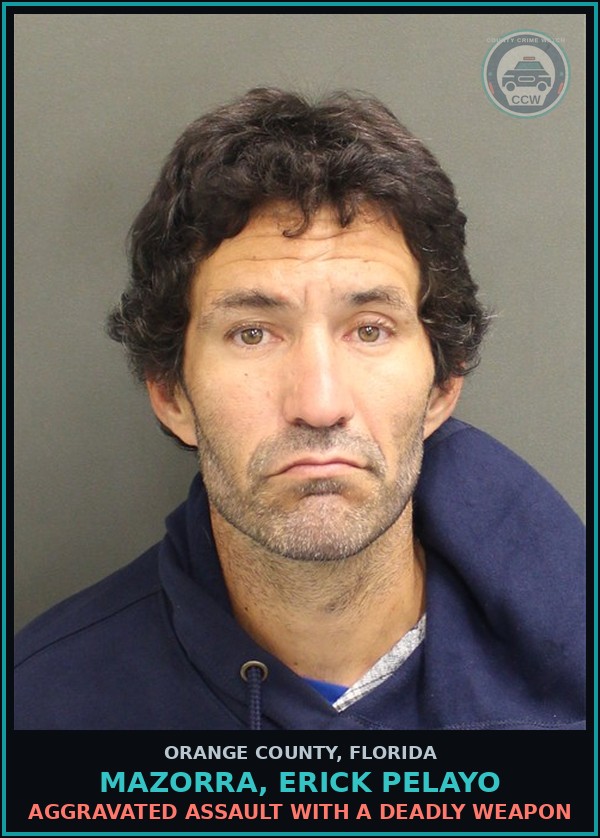 Booking mugshot of MAZORRA, ERICK PELAYO in Orange County