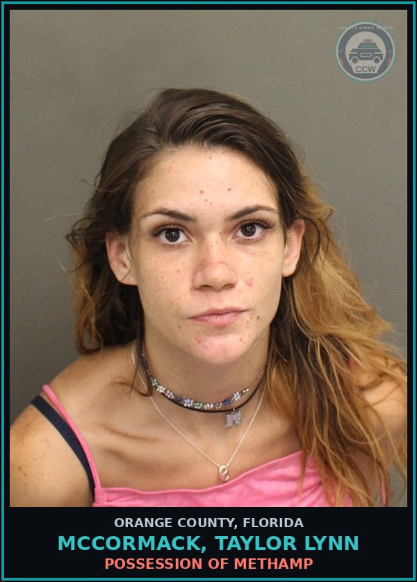 Booking mugshot of MCCORMACK, TAYLOR LYNN in Orange County