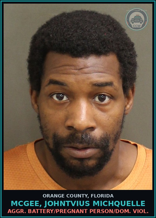 Booking mugshot of MCGEE, JOHNTVIUS MICHQUELLE in Orange County