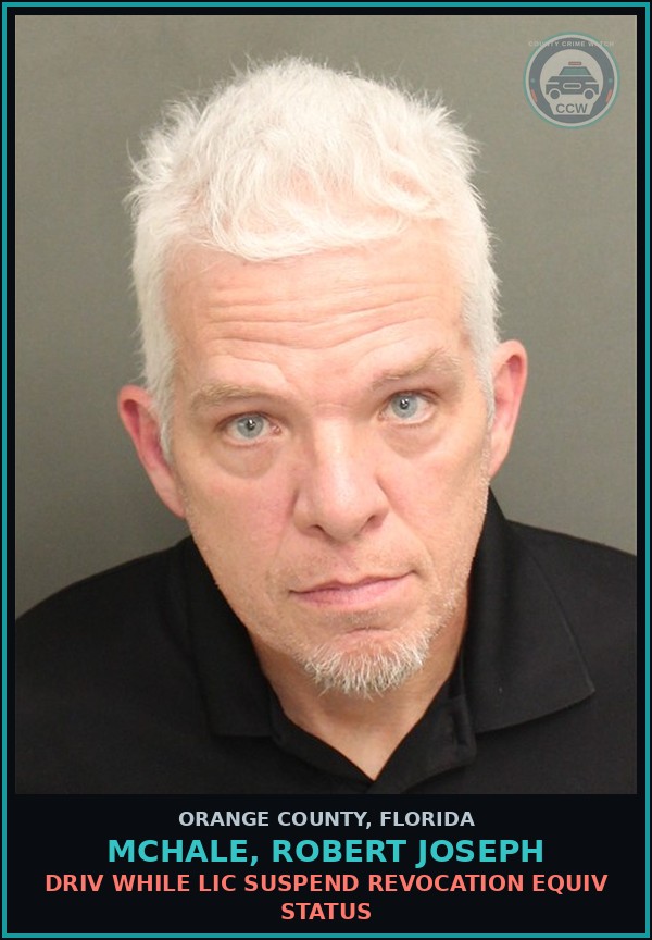 Booking mugshot of MCHALE, ROBERT JOSEPH in Orange County
