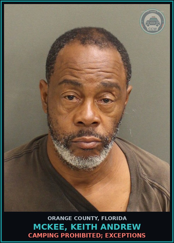Booking mugshot of MCKEE, KEITH ANDREW in Orange County