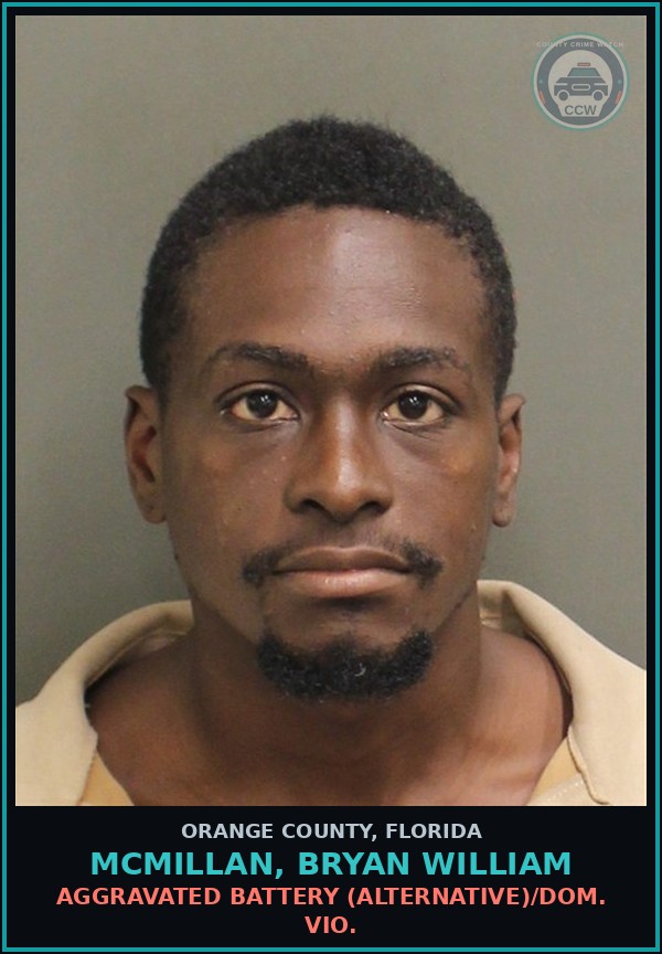 Booking mugshot of MCMILLAN, BRYAN WILLIAM in Orange County