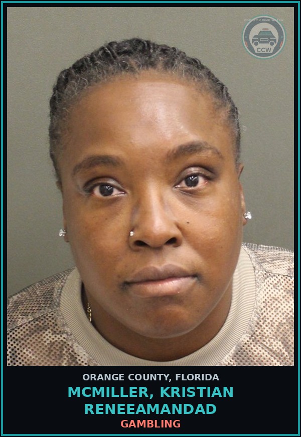 Booking mugshot of MCMILLER, KRISTIAN RENEEAMANDAD in Orange County