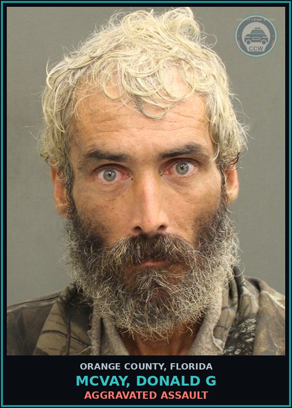 Booking mugshot of MCVAY, DONALD G in Orange County