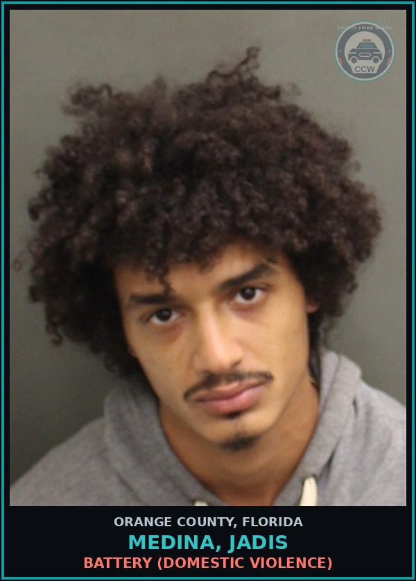 Booking mugshot of MEDINA, JADIS in Orange County