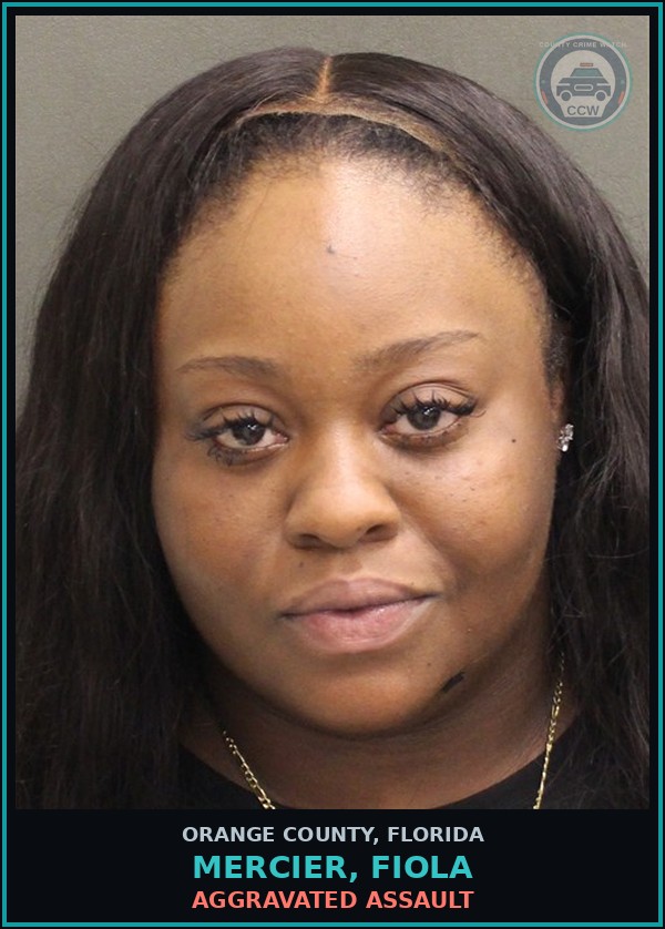 Booking mugshot of MERCIER, FIOLA in Orange County