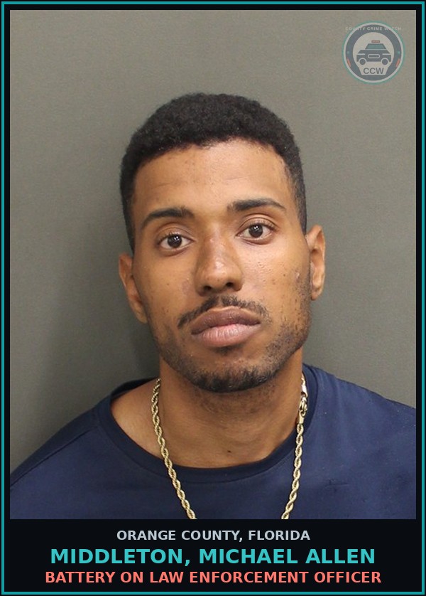 Booking mugshot of MIDDLETON, MICHAEL ALLEN in Orange County