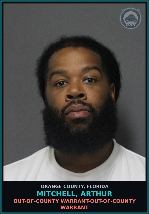 Booking mugshot of MITCHELL, ARTHUR in Orange County