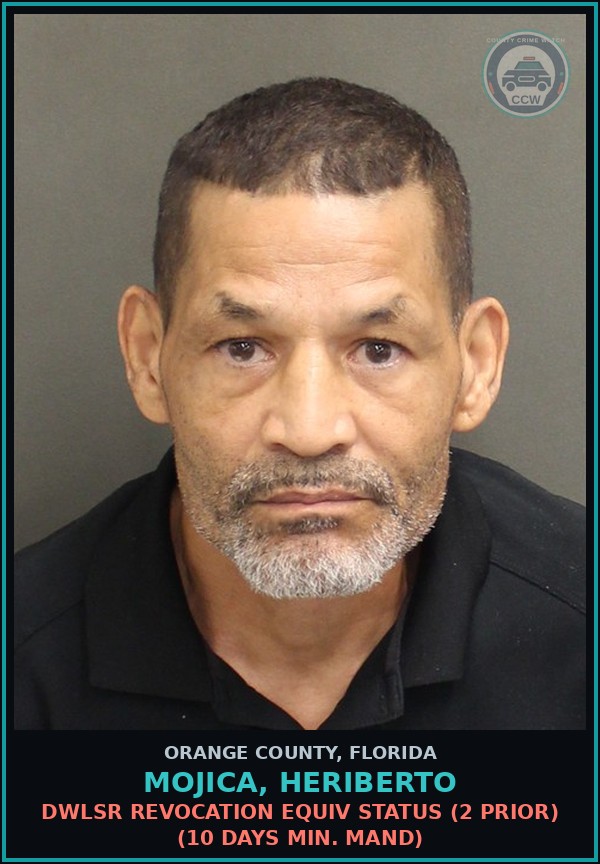 Booking mugshot of MOJICA, HERIBERTO in Orange County