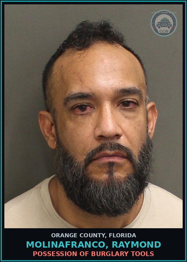 Booking mugshot of MOLINAFRANCO, RAYMOND in Orange County