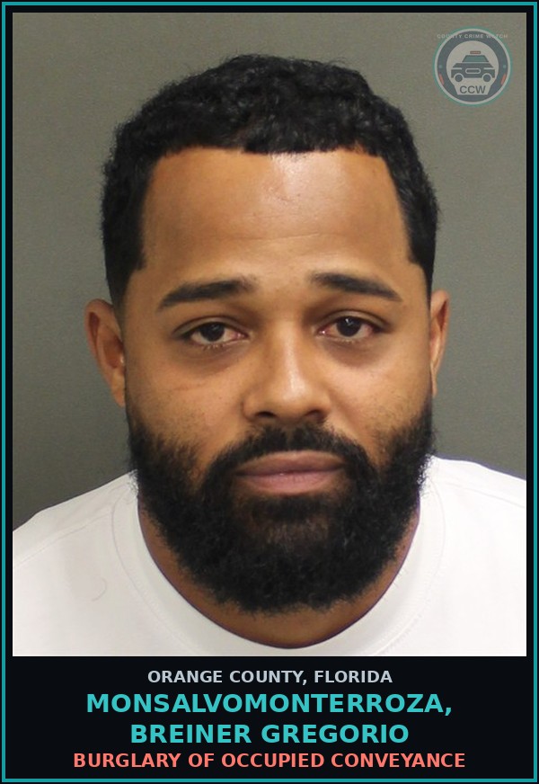 Booking mugshot of MONSALVOMONTERROZA, BREINER GREGORIO in Orange County