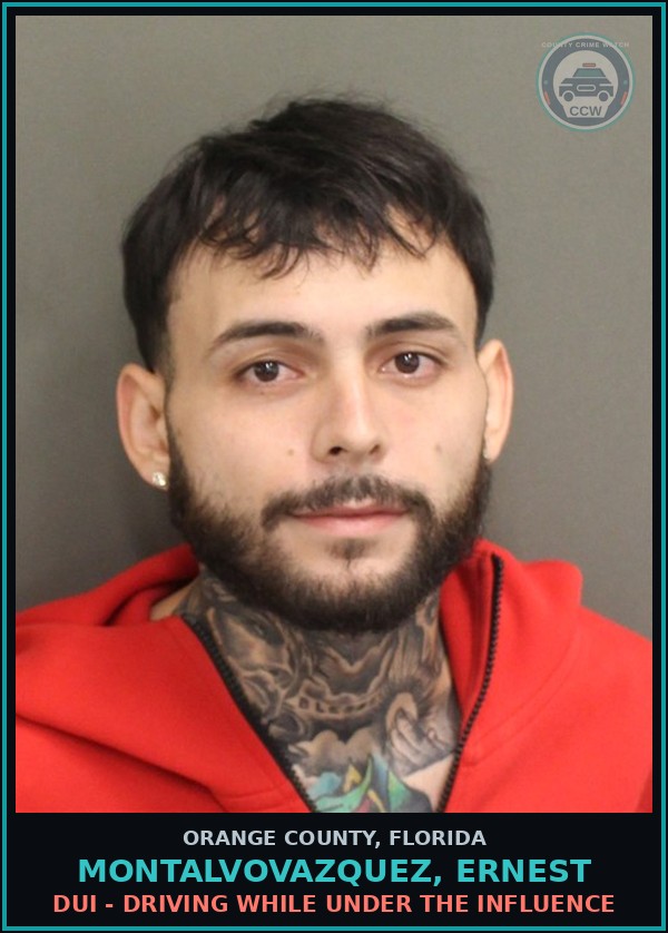 Booking mugshot of MONTALVOVAZQUEZ, ERNEST in Orange County