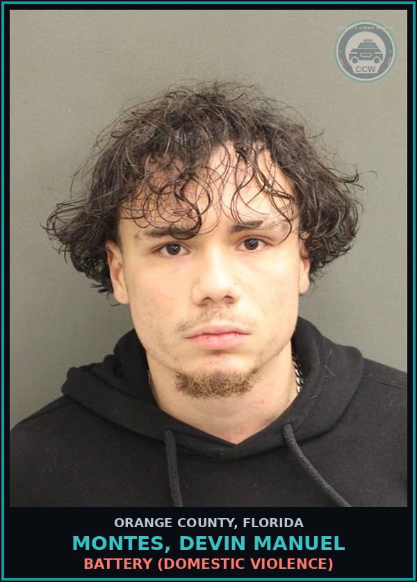 Booking mugshot of MONTES, DEVIN MANUEL in Orange County