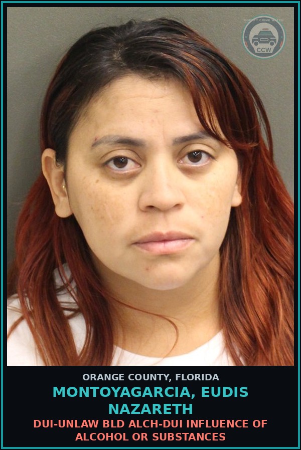 Booking mugshot of MONTOYAGARCIA, EUDIS NAZARETH in Orange County