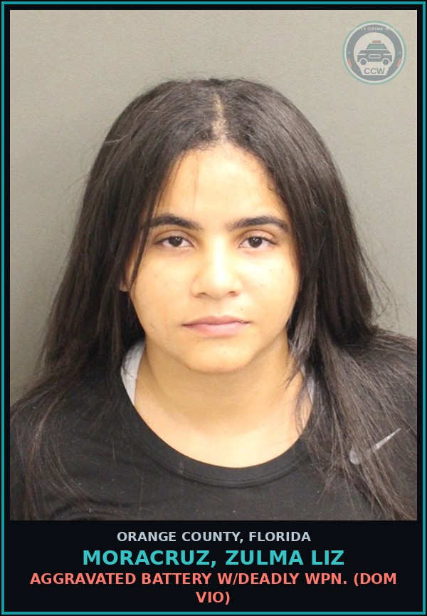 Booking mugshot of MORACRUZ, ZULMA LIZ in Orange County