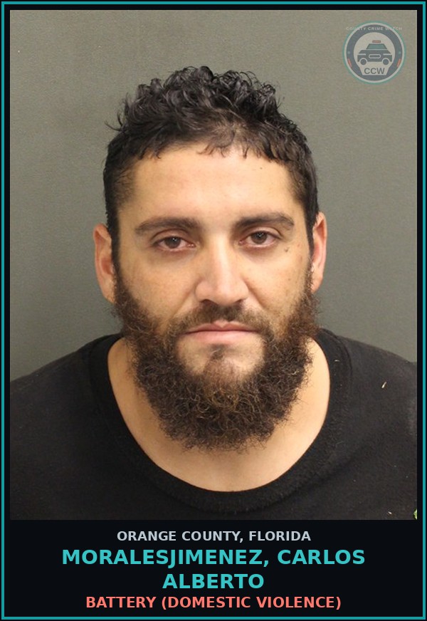Booking mugshot of MORALESJIMENEZ, CARLOS ALBERTO in Orange County
