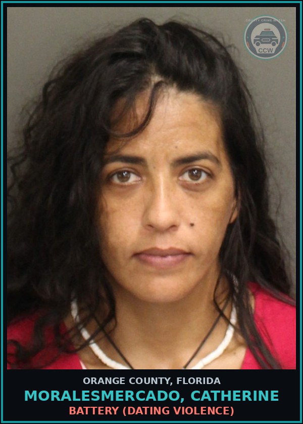 Booking mugshot of MORALESMERCADO, CATHERINE in Orange County
