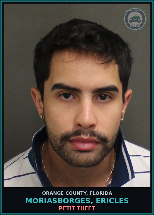 Booking mugshot of MORIASBORGES, ERICLES in Orange County