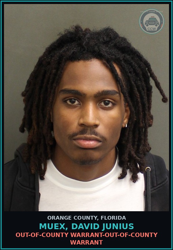 Booking mugshot of MUEX, DAVID JUNIUS in Orange County