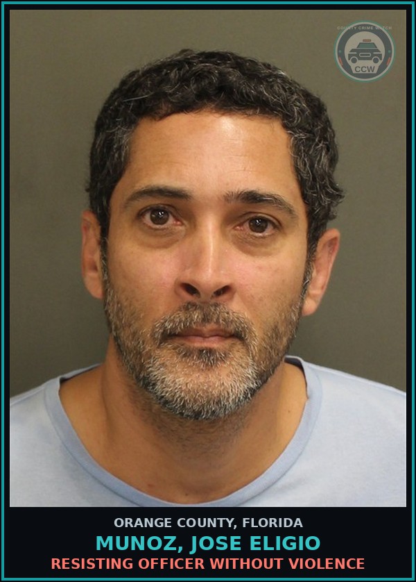 Booking mugshot of MUNOZ, JOSE ELIGIO in Orange County